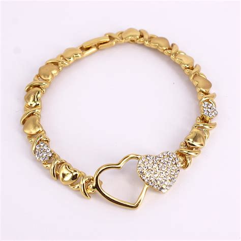 gold braceles|real gold bracelet for women.